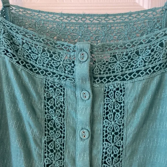 ONeill Shirt size XS brand new length 13” bust 30” teal color - Picture 2 of 13